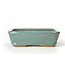 Maceta rectangular Seto verde azulado - 100 x 80 x 30 mm