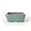 Rectangular teal Seto pot - 100 x 80 x 30 mm