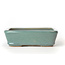 Maceta rectangular Seto verde azulado - 100 x 80 x 30 mm
