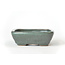 Rectangular teal Seto pot - 102 x 80 x 25 mm