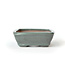 Rectangular teal Seto pot - 103 x 84 x 25 mm