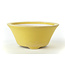Round yellow Seifu pot - 118 x 118 x 50 mm