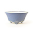 Round blue Seifu pot - 119 x 119 x 55 mm