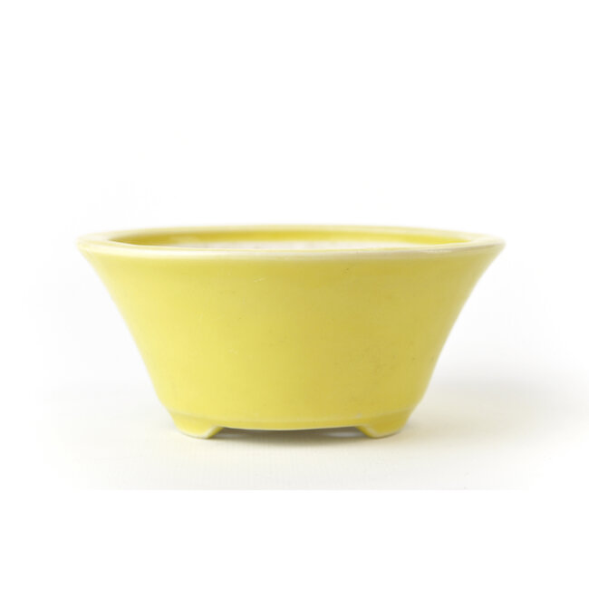 Vaso Seifu giallo tondo - 119 x 119 x 50 mm