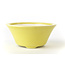 Round yellow Seifu pot - 119 x 119 x 50 mm