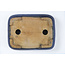 Pot à bonsaï Hattori rectangulaire bleu - 135 x 102 x 25 mm