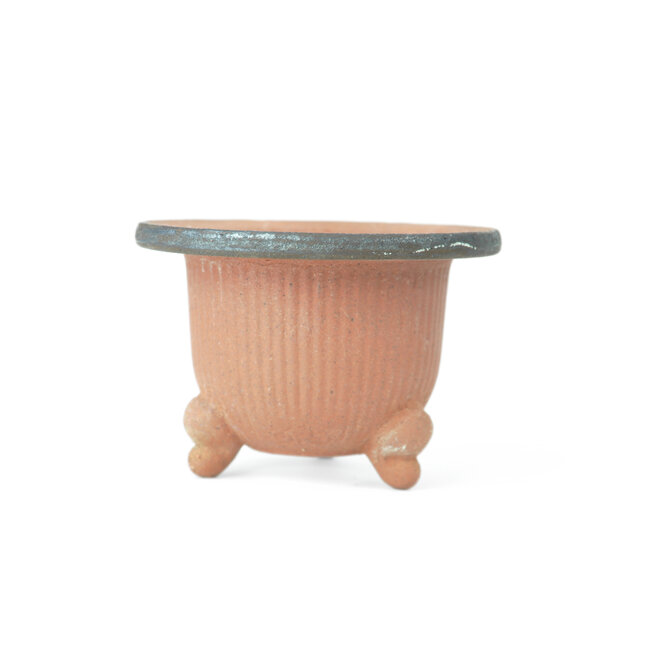 Ongeglazuurde Fukiran-pot - 111 x 111 x 75 mm