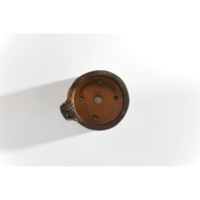 Pot à bonsaï rond non émaillé - 52 x 52 x 40 mm