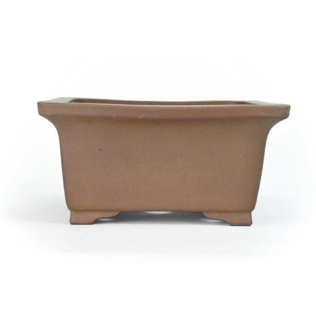 Pot à bonsaï carré non émaillé Kataoka - 300 x 300 x 15 mm