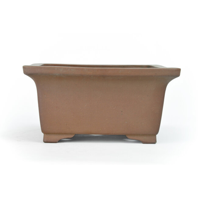 Pot à bonsaï carré non émaillé Kataoka - 300 x 300 x 15 mm