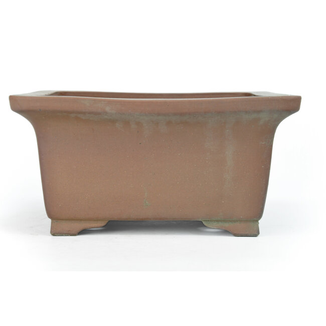 Vaso bonsai quadrato Kataoka non smaltato - 300 x 300 x 15 mm