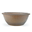 Round unglazed Shozan bonsai pot - 298 x 298 x 120 mm