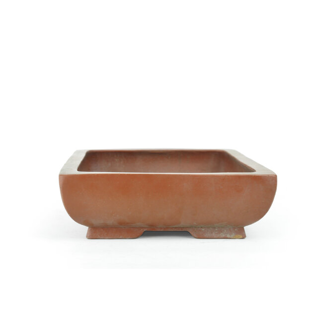 Pot à bonsaï Shoko rectangulaire non émaillé - 296 x 236 x 75 mm