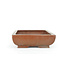 Maceta rectangular de bonsai Shoko sin esmaltar - 296 x 236 x 75 mm