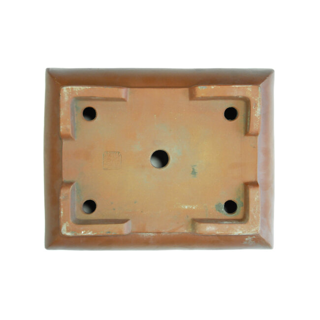 Maceta rectangular de bonsai Shoko sin esmaltar - 296 x 236 x 75 mm