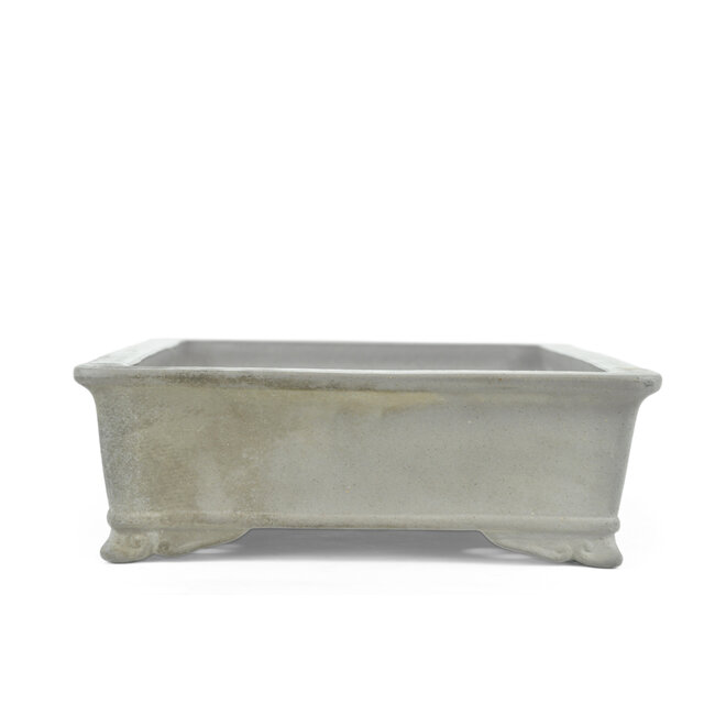 Pot à bonsaï rectangulaire non émaillé Kataoka - 374 x 254 x 85 mm