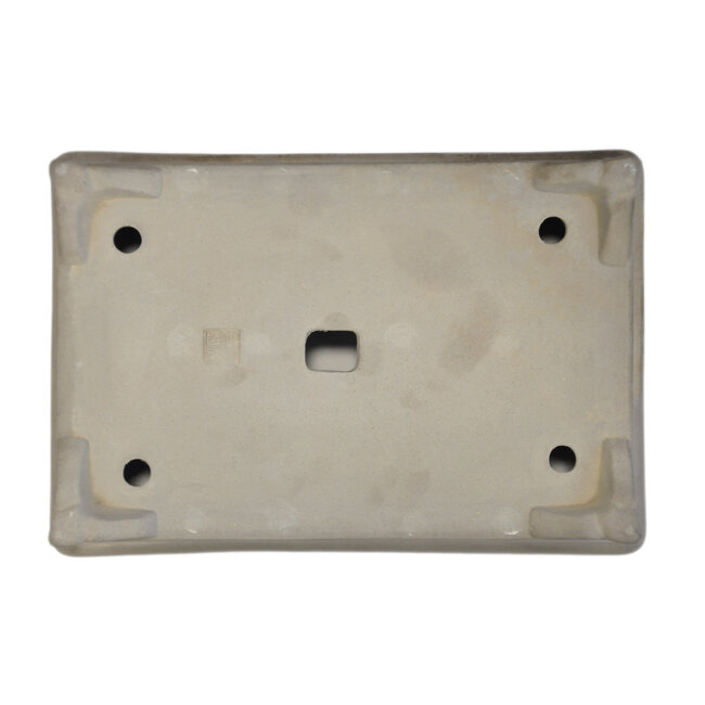 Pot à bonsaï rectangulaire non émaillé Kataoka - 374 x 254 x 85 mm