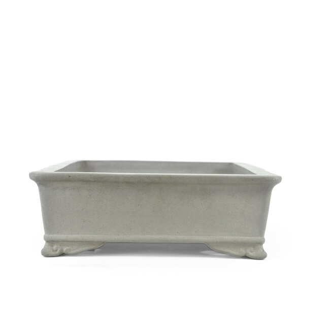 Pot à bonsaï rectangulaire non émaillé Kataoka - 375 x 255 x 85 mm