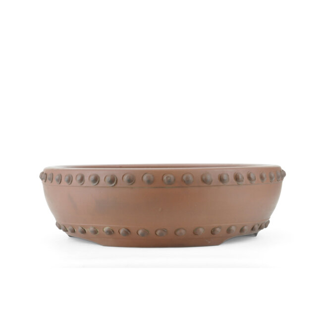 Pot à bonsaï Shozan rond non émaillé - 374 x 374 x 100 mm