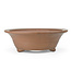 Round unglazed Shozan bonsai pot - 362 x 362 x 120 mm