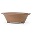 Round unglazed Shozan bonsai pot - 362 x 362 x 120 mm