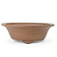 Round unglazed Shozan bonsai pot - 362 x 362 x 120 mm