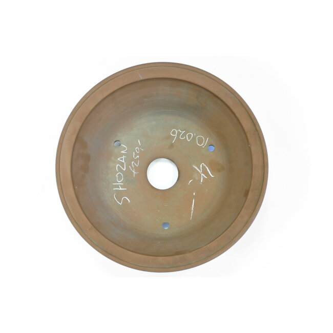 Maceta de bonsai Shozan redondo sin esmaltar - 362 x 362 x 120 mm