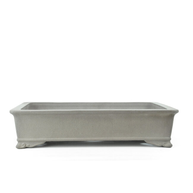 Vaso bonsai rettangolare Kataoka non smaltato - 373 x 253 x 85 mm