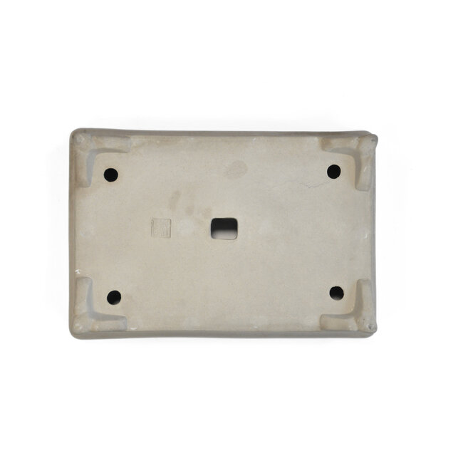 Maceta de bonsai Kataoka rectangular sin esmaltar - 372 x 252 x 85 mm