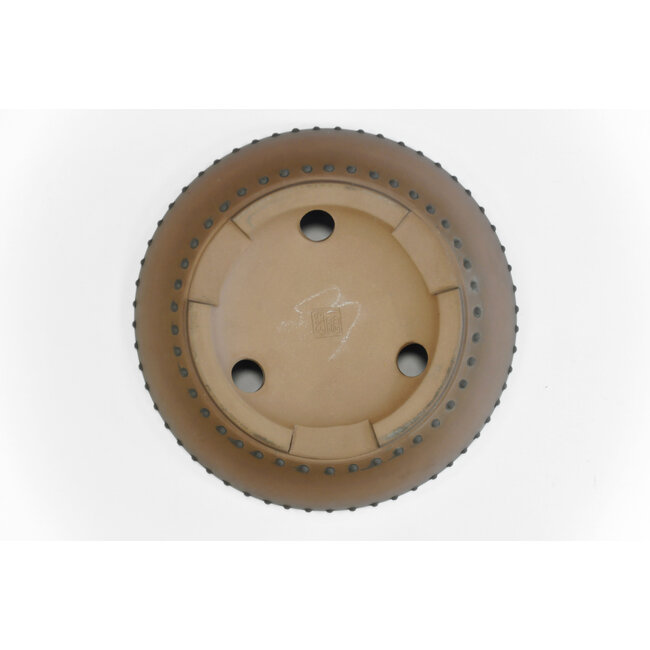 Ronde ongeglazuurde Shozan bonsaipot - 259 x 259 x 65 mm