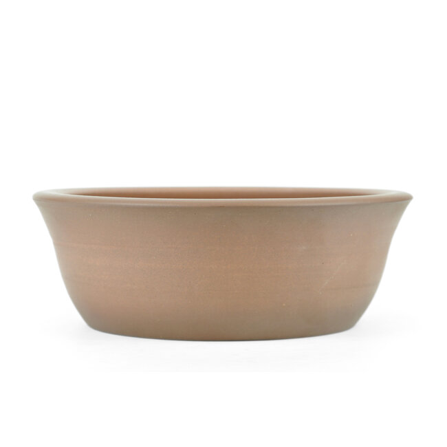 Runder unglasierter Shozan Bonsai Topf - 245 x 245 x 85 mm