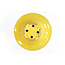 Pot à bonsaï Shiraku rond jaune - 315 x 315 x 90 mm