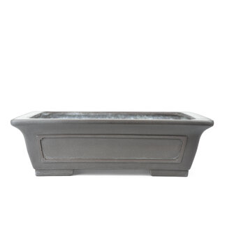  Yamaaki Maceta de bonsai sin esmaltar rectangular de 433 mm de Yamaaki, Tokoname, Japón, Japón