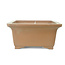 Square unglazed Kataoka bonsai pot - 301 x 301 x 145 mm