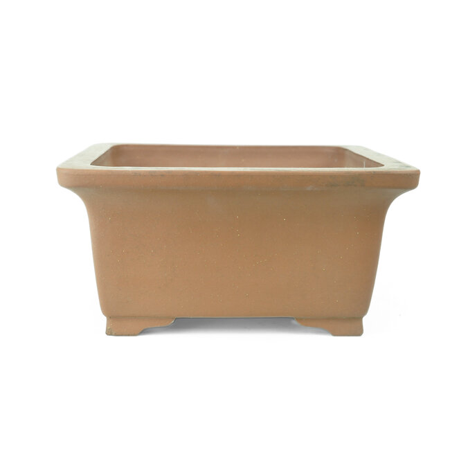 Pot à bonsaï carré non émaillé Kataoka - 301 x 301 x 145 mm