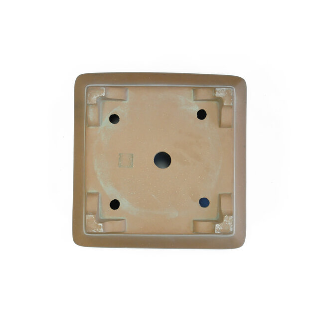 Pot à bonsaï carré non émaillé Kataoka - 301 x 301 x 145 mm