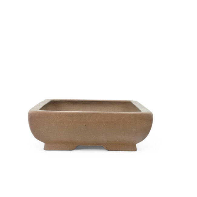 Rechthoekige ongeglazuurde Shoko bonsaipot - 298 x 235 x 80 mm