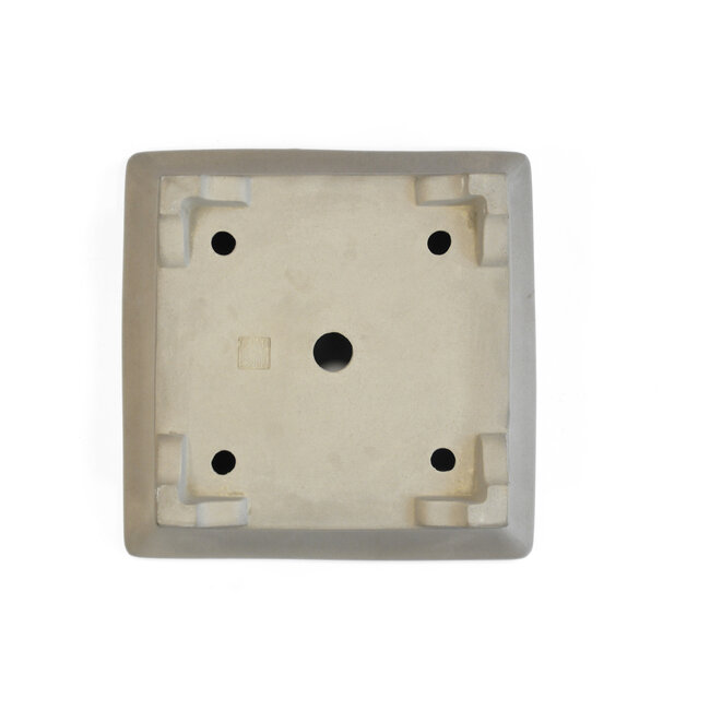 Pot à bonsaï carré non émaillé Kataoka - 305 x 305 x 110 mm