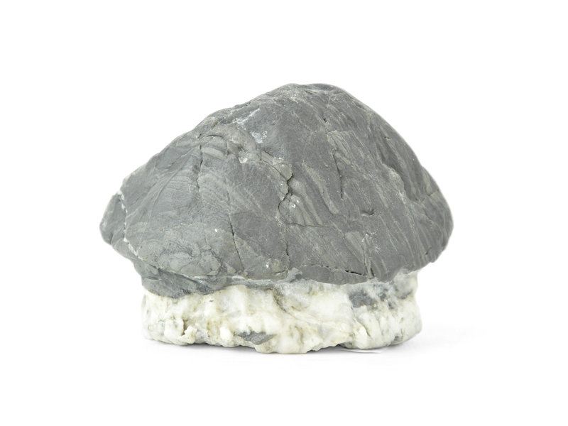 92 mm suiseki from Japan in hut stone style