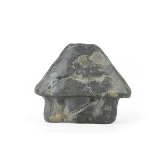 101 mm suiseki from Japan in hut stone style
