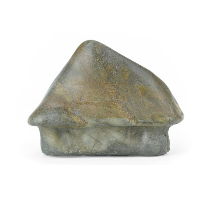 115 mm suiseki from Japan in hut stone style