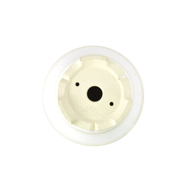 Pot à bonsaï Bikou rond blanc - 110 x 110 x 60 mm