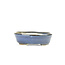 Oval blue Bonsai bonsai pot - 90 x 81 x 25 mm