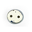 Pot à bonsaï ovale bleu - 90 x 81 x 25 mm