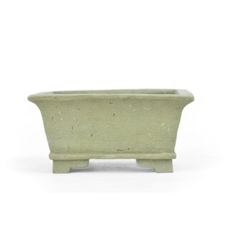  Other Japanese bonsai pot makers Vaso rettangolare non smaltato da 101 mm dal Giappone