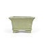 Rectangular unglazed bonsai pot - 101 x 80 x 51 mm