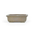 Rectangular unglazed bonsai pot - 102 x 94 x 36 mm