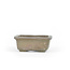 Rectangular unglazed bonsai pot - 102 x 94 x 36 mm