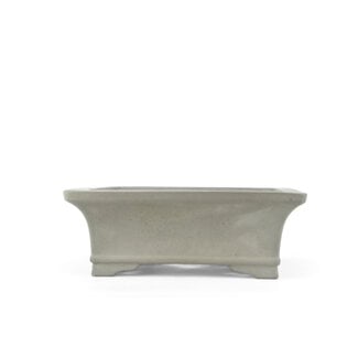 Kataoka (Yamaaki kiln) 303 mm square unglazed bonsai pot by Kataoka, Japan