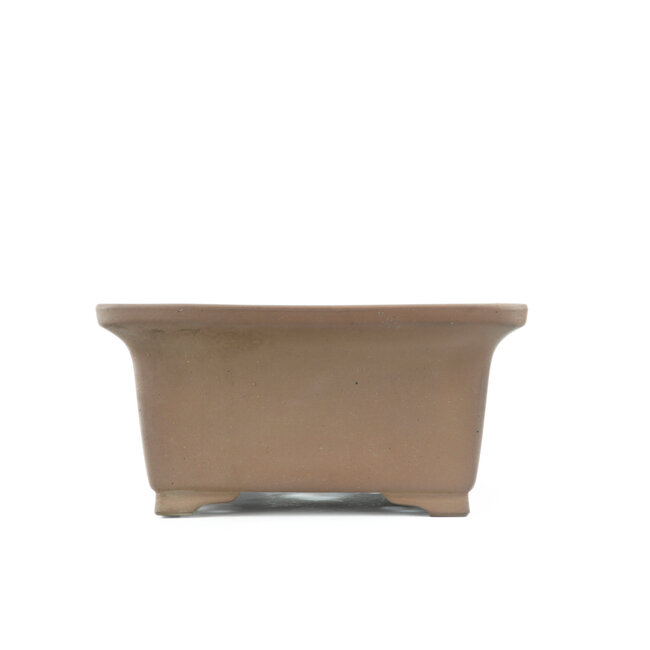 Vaso bonsai quadrato Kataoka non smaltato - 300 x 300 x 145 mm